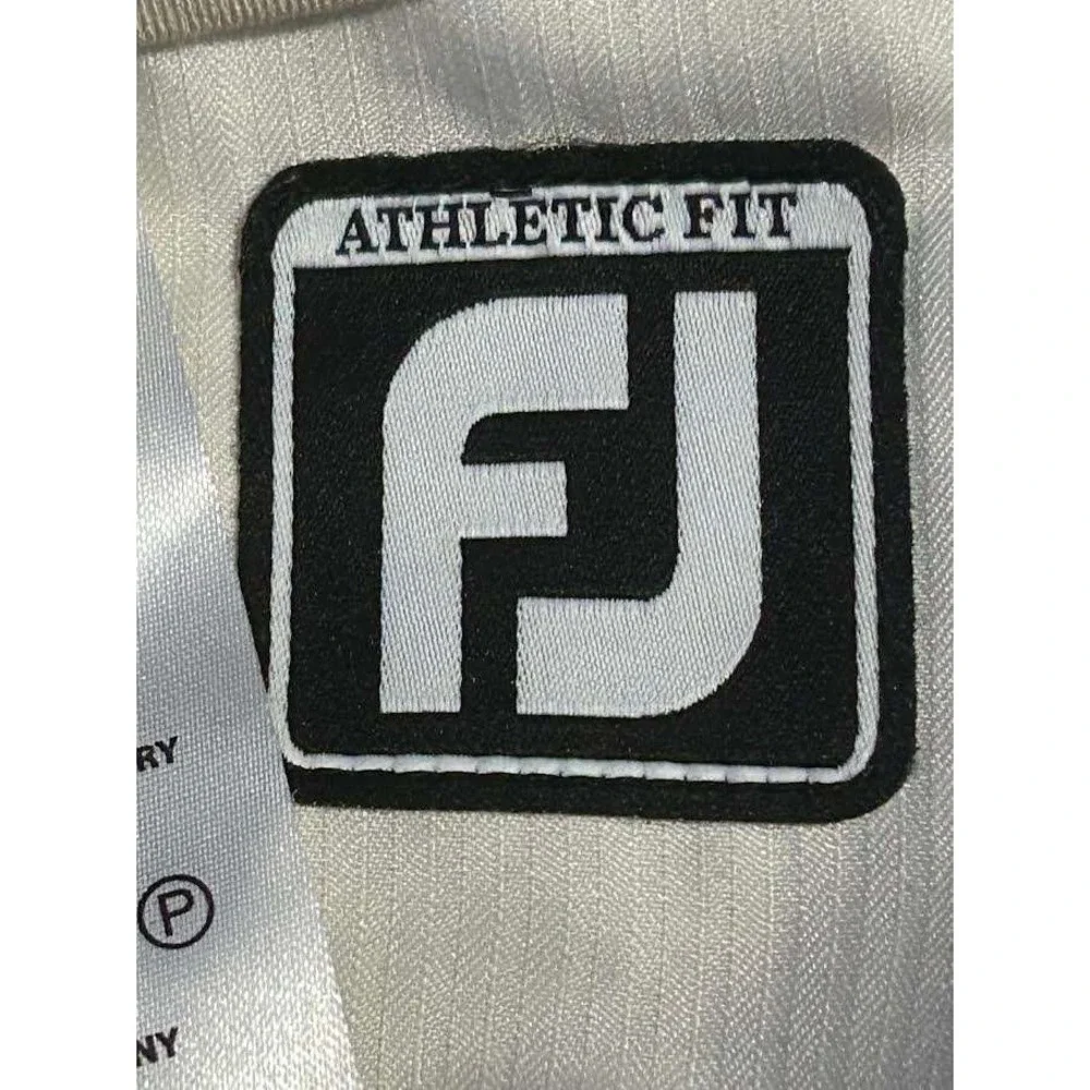 FootJoy Mens Athletic Fit Golf Pants Khaki Tan 33x30 Stretch FJ Performance